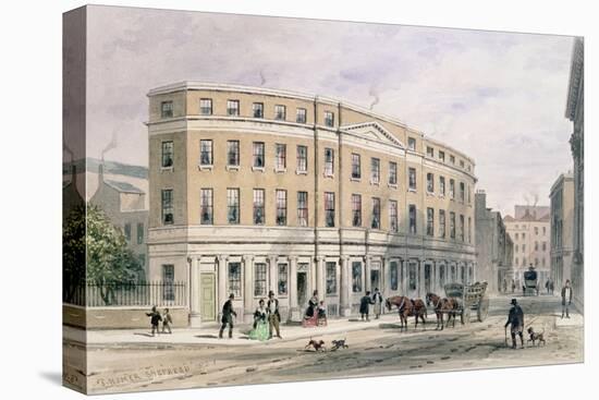 New Houses at Entrance of Gresham St, 1851-Thomas Hosmer Shepherd-Stretched Canvas