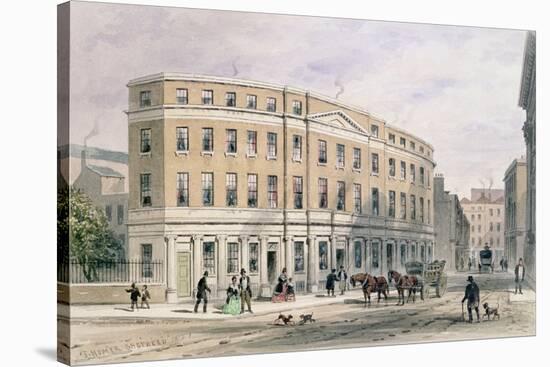 New Houses at Entrance of Gresham St, 1851-Thomas Hosmer Shepherd-Stretched Canvas