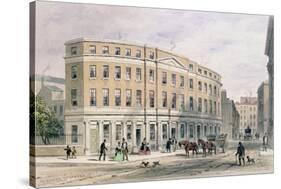 New Houses at Entrance of Gresham St, 1851-Thomas Hosmer Shepherd-Stretched Canvas