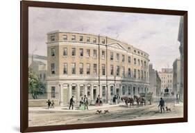 New Houses at Entrance of Gresham St, 1851-Thomas Hosmer Shepherd-Framed Giclee Print