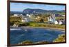 New houses in Twillingate, Newfoundland and Labrador, Canada-null-Framed Photographic Print