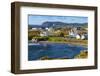 New houses in Twillingate, Newfoundland and Labrador, Canada-null-Framed Photographic Print