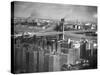 New Housing Project with the Manhattan Bridge in the Bckgrd. on the East Side of the City-Margaret Bourke-White-Stretched Canvas