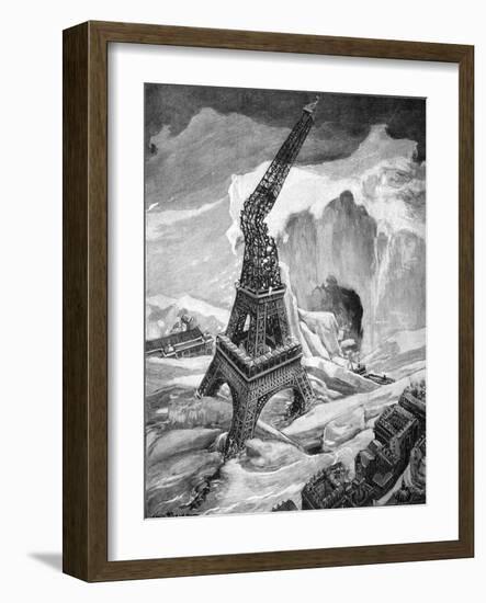 New Ice Age and Eiffel Tower Paris 1902-Chris Hellier-Framed Giclee Print
