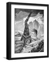 New Ice Age and Eiffel Tower Paris 1902-Chris Hellier-Framed Giclee Print