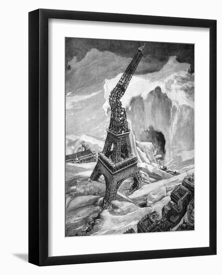 New Ice Age and Eiffel Tower Paris 1902-Chris Hellier-Framed Giclee Print