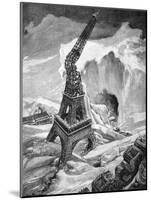 New Ice Age and Eiffel Tower Paris 1902-Chris Hellier-Mounted Giclee Print