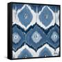 New Ikats Indigo-Patricia Pinto-Framed Stretched Canvas