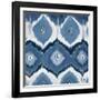 New Ikats Indigo-Patricia Pinto-Framed Art Print