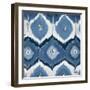 New Ikats Indigo-Patricia Pinto-Framed Art Print