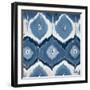 New Ikats Indigo-Patricia Pinto-Framed Art Print