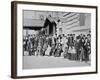 New Immigrants on Ellis Island, New York, 1910-null-Framed Photographic Print