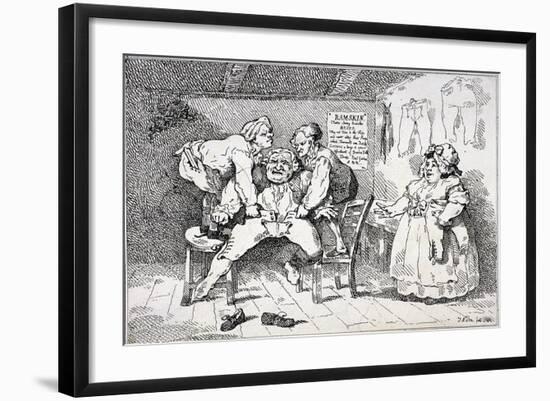 New Invented Elastic Breeches, 1784-John Nixon-Framed Giclee Print