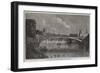 New Iron Bridge over the Ouse, at Lendal, York-null-Framed Giclee Print