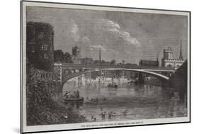 New Iron Bridge over the Ouse, at Lendal, York-null-Mounted Giclee Print