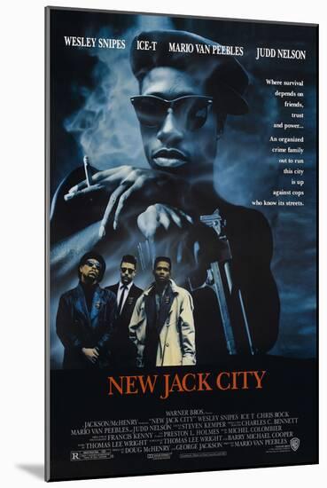 New Jack City [1991], directed by MARIO VAN PEEBLES.-null-Mounted Premium Photographic Print