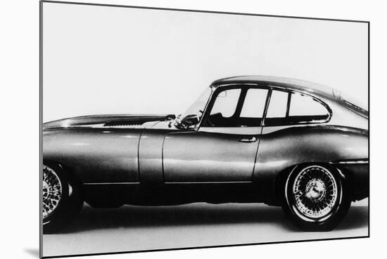 New Jaguar Car Will Be Presented for the First Time in Geneva Car Fair March 16, 1961-null-Mounted Photo