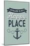 New Jersey - Avalon is My Happy Place-Lantern Press-Mounted Art Print