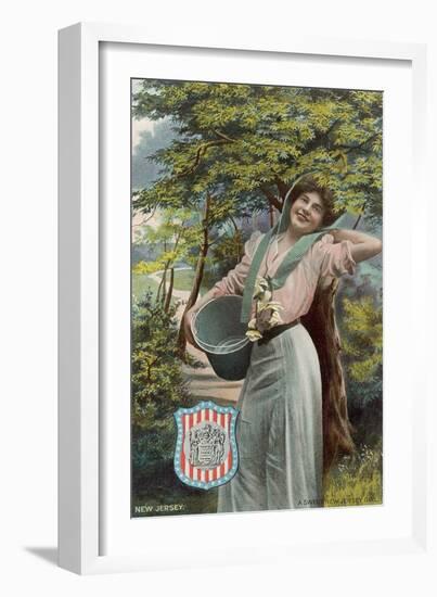 New Jersey Belle-null-Framed Art Print