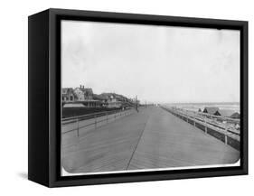 New Jersey Boardwalk-null-Framed Stretched Canvas