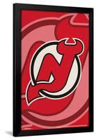 New Jersey Devils - Logo 14-null-Framed Poster