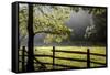 New Jersey, Hunterdon Co, Mountainville, Wooden Fence around a Meadow-Alison Jones-Framed Stretched Canvas