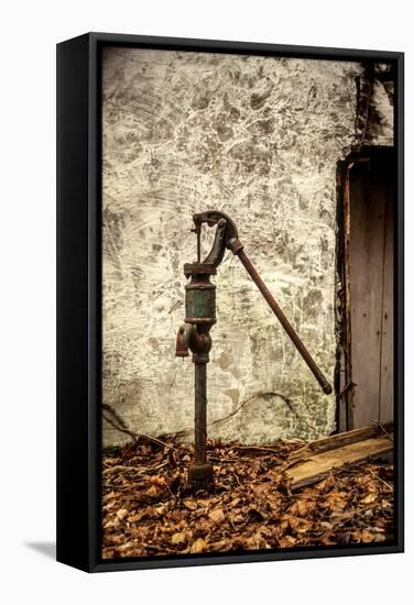 New Jersey, Hunterdon County, Cokesbury, Old Hand Pump-Alison Jones-Framed Stretched Canvas