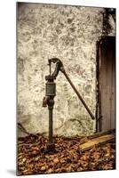 New Jersey, Hunterdon County, Cokesbury, Old Hand Pump-Alison Jones-Mounted Photographic Print