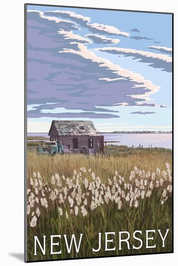 New Jersey - Shack-Lantern Press-Mounted Art Print