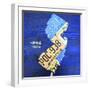 New Jersey-Design Turnpike-Framed Giclee Print