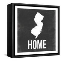 New Jersey-Jace Grey-Framed Stretched Canvas