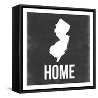 New Jersey-Jace Grey-Framed Stretched Canvas