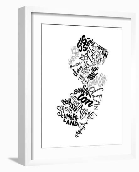 New Jersey-Jace Grey-Framed Art Print