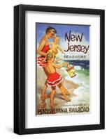 New Jersy Seashore Resorts-null-Framed Art Print