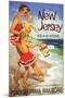 New Jersy Seashore Resorts-null-Mounted Art Print