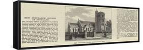 New Jerusalem Church at Snodland, Kent-Frank Watkins-Framed Stretched Canvas