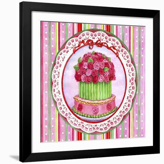 New Lacey Rose Cake-Wendy Edelson-Framed Giclee Print