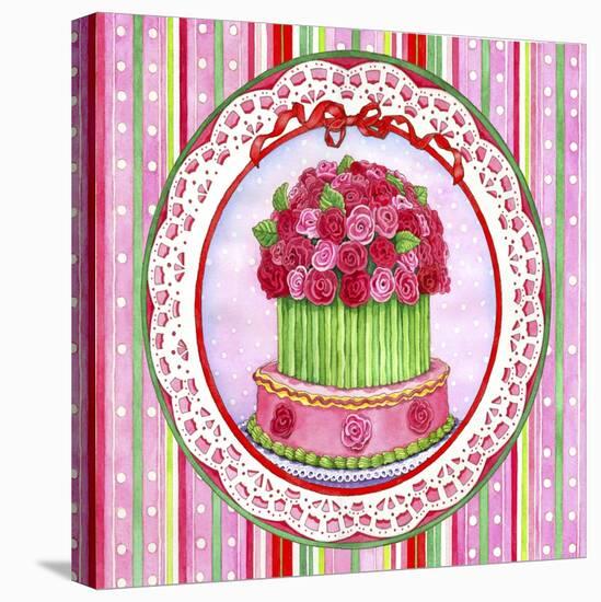 New Lacey Rose Cake-Wendy Edelson-Stretched Canvas
