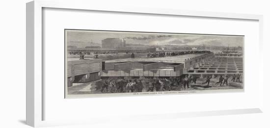 New Landing Stage for Birkenhead, Woodside Ferry-null-Framed Giclee Print