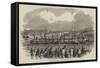 New Landing Stage St George's Pier, Liverpool-null-Framed Stretched Canvas