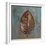 New Leaf V (Blue)-Patricia Pinto-Framed Art Print