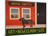 New Leash On Life Animal Shelter-Stephen Huneck-Mounted Giclee Print
