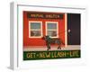 New Leash On Life Animal Shelter-Stephen Huneck-Framed Giclee Print