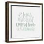 New Life-Imperfect Dust-Framed Art Print