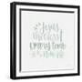 New Life-Imperfect Dust-Framed Art Print