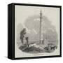 New Lighthouse at Calais-null-Framed Stretched Canvas