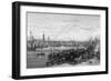 New London Bridge 1826-George Cooke-Framed Art Print