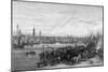 New London Bridge 1826-George Cooke-Mounted Art Print