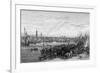 New London Bridge 1826-George Cooke-Framed Premium Giclee Print