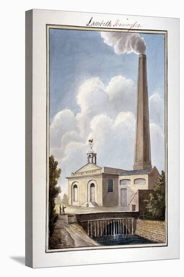 New London Waterworks, Vauxhall, Lambeth, London, 1825-G Yates-Stretched Canvas